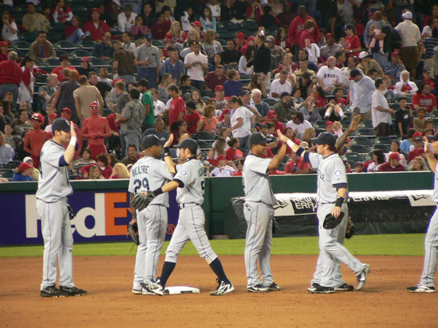 写真：マリナーズの勝利！