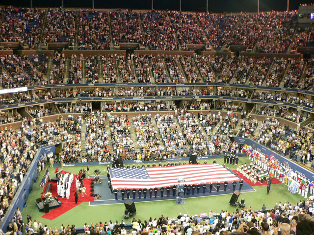 写真：US Open Opening Ceremony 2008
