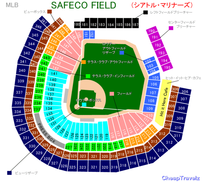 セーフコフィールド座席表のサムネール画像